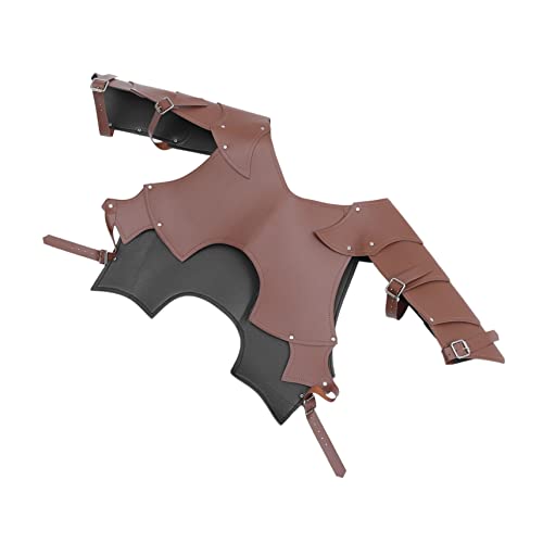 Ipetboom 1 Stück Kostüm Schulterpanzer PU für Männer Mittelalterliche für Cosplay Kostümparty Bühnenaufführungen Robust Ipetboom 1 Stück Kostüm Schulterpanzer PU für Männer Mittelalterliche für Cosplay Kostümparty Bühnenaufführungen Robust von Ipetboom