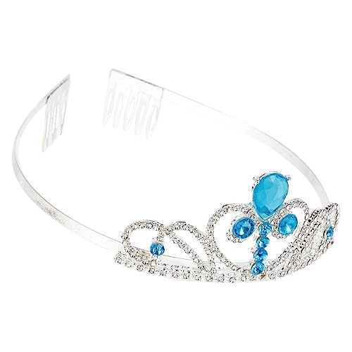 Ipetboom 1 Stück Krone Haarreif für Geburtstagskrone Party Haarschmuck Wasserblau Fotorequisite für Feiern Hochzeiten und Cosplay Aktivitäten Ipetboom 1 Stück Krone Haarreif für Geburtstagskrone Party Haarschmuck Wasserblau Fotorequisite für Feiern Hochzeiten und Cosplay Aktivitäten von Ipetboom
