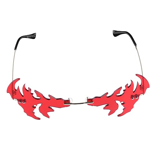 Ipetboom 1 Stück Lustige Brille Party Farbige Gläser Neuheit Rave-brillenmänner Kostümbrille Geformt Sonnenbrille Lustige Schauspiele Rot Metall Ipetboom 1 Stück Lustige Brille Party Farbige Gläser Neuheit Rave-brillenmänner Kostümbrille Geformt Sonnenbrille Lustige Schauspiele Rot Metall von Ipetboom