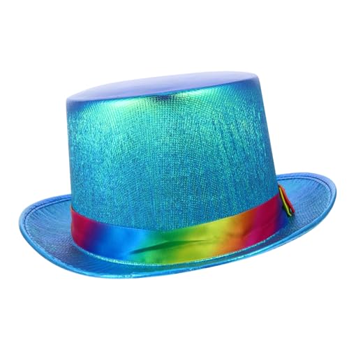 Ipetboom 1 Stück Retro Jazz Hut Farbverlauf Blau Eleganter Flacher Hut für Kostüm und Mottopartys Bühnenauftritte Hochzeiten und Karneval Perfektes Accessoire für Unvergessliche Ipetboom 1 Stück Retro Jazz Hut Farbverlauf Blau Eleganter Flacher Hut für Kostüm und Mottopartys Bühnenauftritte Hochzeiten und Karneval Perfektes Accessoire für Unvergessliche von Ipetboom