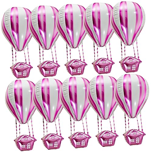 Ipetboom 10 Stück Aluminium Folienballons Hot Air Balloon Kindergeburtstag Partydeko Stilvolle Heißluftballon Deko für Feier Fotohintergrund Festliche Raumdekoration Ipetboom 10 Stück Aluminium Folienballons Hot Air Balloon Kindergeburtstag Partydeko Stilvolle Heißluftballon Deko für Feier Fotohintergrund Festliche Raumdekoration von Ipetboom