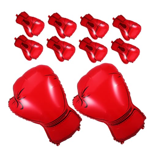 Ipetboom 10 Stück Aluminiumfolie Dekoration für Sportfeiern Geburtstagsfeiern und Wrestling Events Rote Boxhandschuhe Ipetboom 10 Stück Aluminiumfolie Dekoration für Sportfeiern Geburtstagsfeiern und Wrestling Events Rote Boxhandschuhe von Ipetboom