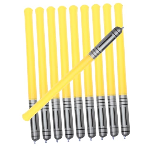 Ipetboom 10 Stück Teiliges Aufblasbares Lichtschwert PVC Kinderparty Halloween Kostüm Partyzubehör Farbenfrohe Robuste Schwerter für Cosplay und Poolspaß Ipetboom 10 Stück Teiliges Aufblasbares Lichtschwert PVC Kinderparty Halloween Kostüm Partyzubehör Farbenfrohe Robuste Schwerter für Cosplay und Poolspaß von Ipetboom