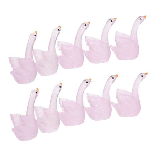 Ipetboom 10 Stück Teiliges Miniatur Leuchtende Schwan Figuren aus Resin Micro Landscape Swan Deko für Garten und Terrarium Wetterfeste Mini Swan Ornament für Indoor und Outdoor Gartendeko Ipetboom 10 Stück Teiliges Miniatur Leuchtende Schwan Figuren aus Resin Micro Landscape Swan Deko für Garten und Terrarium Wetterfeste Mini Swan Ornament für Indoor und Outdoor Gartendeko von Ipetboom