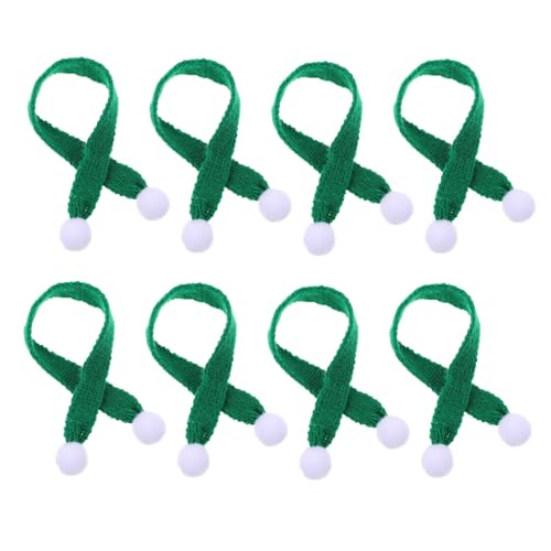 Ipetboom 10 Stück Teiliges Weicher Gestrickter Mini Dekoschals in Reinem Grün Festliche Leichte Weihnachtsaccessoires für Haustier Weihnachtspartys und Dekorative Verwendung Ipetboom 10 Stück Teiliges Weicher Gestrickter Mini Dekoschals in Reinem Grün Festliche Leichte Weihnachtsaccessoires für Haustier Weihnachtspartys und Dekorative Verwendung von Ipetboom