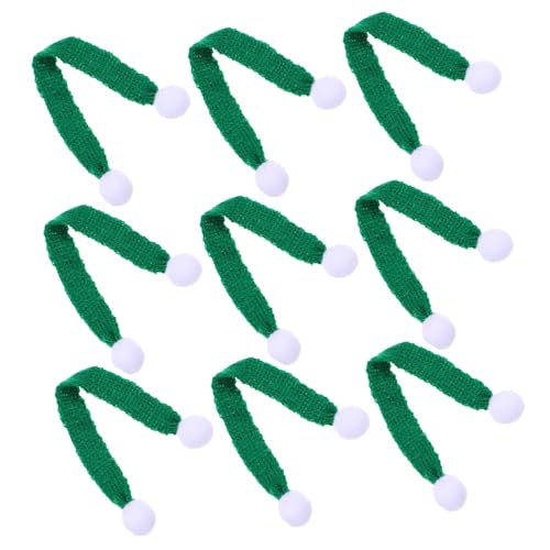Ipetboom 10 Stück Teiliges Weihnachts Schals aus Gestricktem Garn Mini Dekorations Neckerchiefs Grüne Festliche Accessoires für Party Halloween und Themenfeste Ipetboom 10 Stück Teiliges Weihnachts Schals aus Gestricktem Garn Mini Dekorations Neckerchiefs Grüne Festliche Accessoires für Party Halloween und Themenfeste von Ipetboom