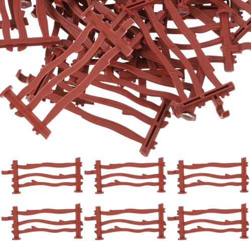 Ipetboom Gartenzaun Spielzeug 10 Stücke Miniatur Zaun Zubehör Set Jungen Und Mädchen Spielen von Ipetboom
