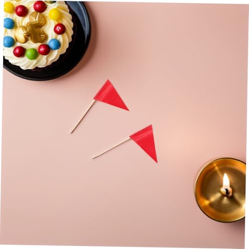 Ipetboom 100 Stück Rote Zahnstocherflaggen Kleine Dreieckige Food Flags Sichere Lebensmittelmaterialien Vielseitig für Partydekorationen Obst und Kuchenmarkierer Cupcake Topper Ipetboom 100 Stück Rote Zahnstocherflaggen Kleine Dreieckige Food Flags Sichere Lebensmittelmaterialien Vielseitig für Partydekorationen Obst und Kuchenmarkierer Cupcake Topper von Ipetboom