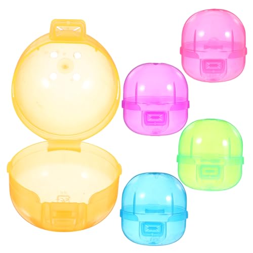 Ipetboom 12 Stück Befüllbare Plastikkugeln Runde Transparente Kapseln für Partygeschenke Basteln Süßigkeiten und Kleine Spielzeuge Farbvariationen von Ipetboom