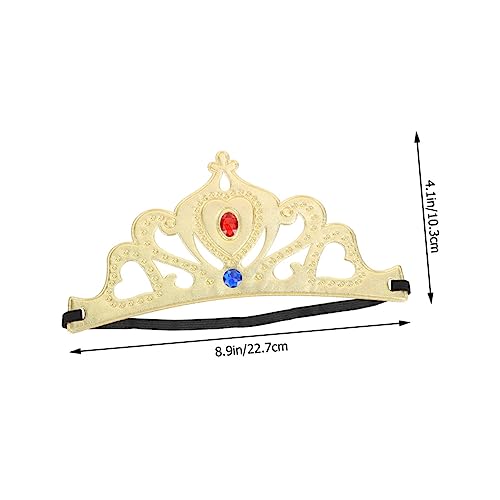 Ipetboom 12 Stück Teiliges Stirnband aus Weichem Stoff Gold Rot Blau Zarte Geburtstagskrone für Mädchen Bequemes Party Crown Prop für Geburtstagsfeiern und Kostüme Ipetboom 12 Stück Teiliges Stirnband aus Weichem Stoff Gold Rot Blau Zarte Geburtstagskrone für Mädchen Bequemes Party Crown Prop für Geburtstagsfeiern und Kostüme von Ipetboom