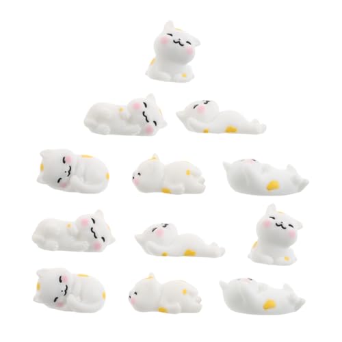 Ipetboom 12stücke Miniatur Katzenfiguren Aus Kunstharz Für Dekoration Kleine Tierfiguren Als Heimaccessoires Wiederverwendbare Katzenstatuen Für Feengärten Und Sandtischlandschaften Ipetboom 12stücke Miniatur Katzenfiguren Aus Kunstharz Für Dekoration Kleine Tierfiguren Als Heimaccessoires Wiederverwendbare Katzenstatuen Für Feengärten Und Sandtischlandschaften von Ipetboom