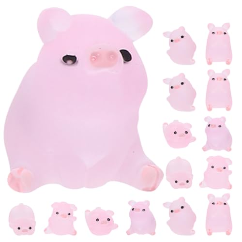 Ipetboom 15 Stück Miniatur Schwein Figuren Teiliges Resin Tier Ornament für Mikrolandschaft Dekoration Niedliche DIY Schweinchen für Puppenhaus und Schreibtisch Deko Ipetboom 15 Stück Miniatur Schwein Figuren Teiliges Resin Tier Ornament für Mikrolandschaft Dekoration Niedliche DIY Schweinchen für Puppenhaus und Schreibtisch Deko von Ipetboom