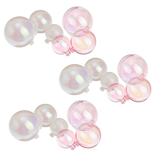 Ipetboom 18 Stück Teiliges Bubble Balls Tortendeko Bunte Kugeln Party Cake Topper für Geburtstagstorten Festliche Dekoration für Hochzeit und Feierlichkeiten von Ipetboom
