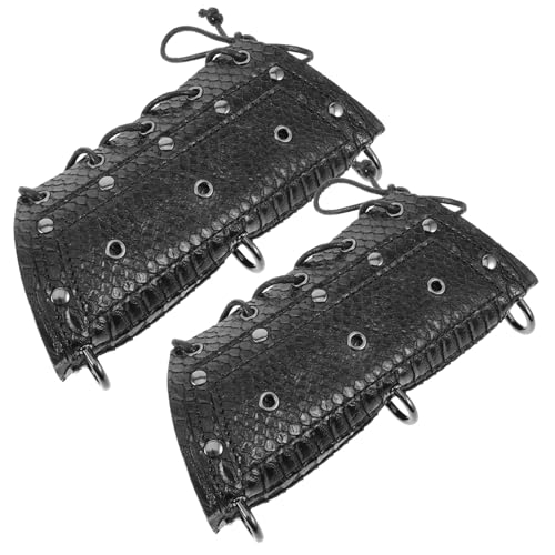 Ipetboom 1Paar Punk Armstulpen Für Cosplay Festivals Bequeme Armmanschette Im Auffälligen Design Für Halloween Ausgefallene Partys von Ipetboom