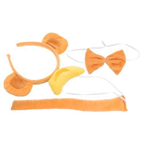 Ipetboom 1Satz Affenkostüm für Niedliches Stirnband mit Affenohr Bananenstirnband Fliege und für Tier Cosplay für Partys Halloween und Fotografie Requisiten Ipetboom 1Satz Affenkostüm für Niedliches Stirnband mit Affenohr Bananenstirnband Fliege und für Tier Cosplay für Partys Halloween und Fotografie Requisiten von Ipetboom