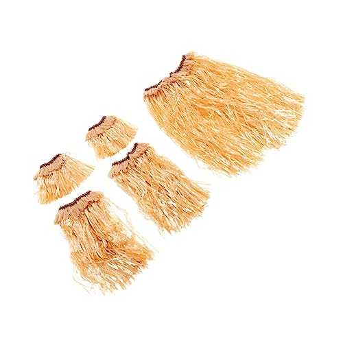 Ipetboom 1Satz Hawaiianisches Hula Kostümset Teiliges Bühnenkostüm Mit Quastenrock Für Tropische Partys Halloween Luau Dekorationen von Ipetboom