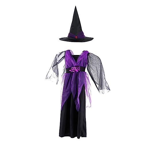Ipetboom 1Satz Hexenkostüm Für Halloween Cosplay Exquisites Hexenkleid Mit Hut Für Themenpartys Bühnenaufführungen Foto Requisiten Sicheren Langlebigen Ipetboom 1Satz Hexenkostüm Für Halloween Cosplay Exquisites Hexenkleid Mit Hut Für Themenpartys Bühnenaufführungen Foto Requisiten Sicheren Langlebigen von Ipetboom