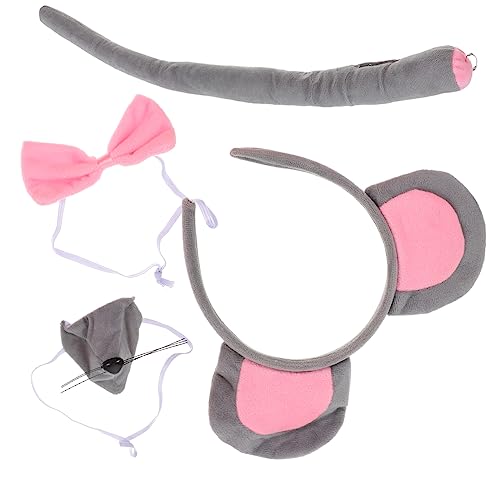 Ipetboom 1Satz Kostüm für Teiliges mit Stirnband Mausschwanz Pinkem Halloween Karneval Geburtstagsfeiern Cosplay Events Ipetboom 1Satz Kostüm für Teiliges mit Stirnband Mausschwanz Pinkem Halloween Karneval Geburtstagsfeiern Cosplay Events von Ipetboom