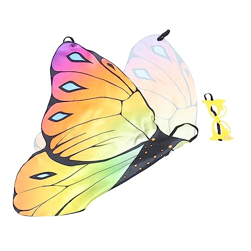 Ipetboom 1Satz Zauberhaftes Halloween Kostüm mit Flügeln Maske Satin Filz für Cosplay Fotografie Perfektes Outfit für Halloween Partys Ipetboom 1Satz Zauberhaftes Halloween Kostüm mit Flügeln Maske Satin Filz für Cosplay Fotografie Perfektes Outfit für Halloween Partys von Ipetboom