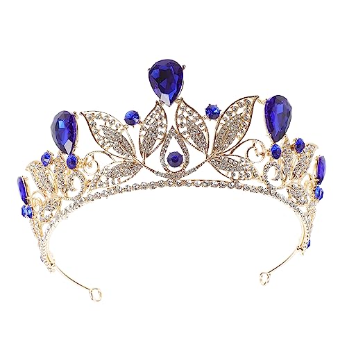 Ipetboom 1Stk barocke Krone stilvolle Barockkrone Hochzeitsdekorationen Quinceanera Brauthaar golden diadem dvd the crown Modekrone Strasskrone Partykrone schicke Frauenkrone Legierung Blue Ipetboom 1Stk barocke Krone stilvolle Barockkrone Hochzeitsdekorationen Quinceanera Brauthaar golden diadem dvd the crown Modekrone Strasskrone Partykrone schicke Frauenkrone Legierung Blue von Ipetboom