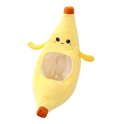 Ipetboom 1Stück Bananenhut Lustige Kopfbedeckung für Erwachsene für Partys Festivals Einzigartiges Design Bananenform Einfach Ipetboom 1Stück Bananenhut Lustige Kopfbedeckung für Erwachsene für Partys Festivals Einzigartiges Design Bananenform Einfach von Ipetboom