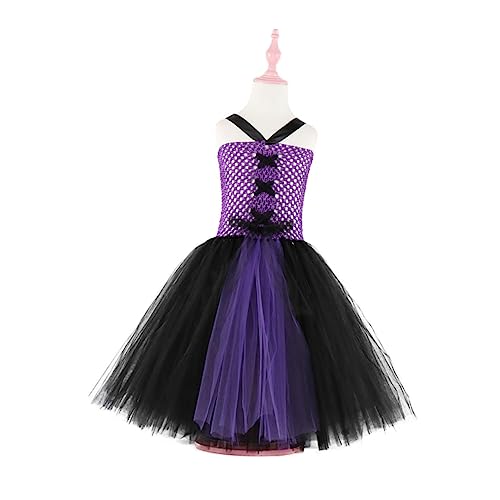 Ipetboom 1Stück Halloween Hexenkostüm Bezauberndes Cosplay Für Kostüm Für Fasching Karneval Netzstoff Tüllrock von Ipetboom