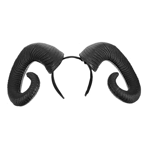 Ipetboom 1Stück Halloween Horn Haarband Für Erwachsene Schwarz Für Kostümpartys Und Fotoshootings Verleiht Ihrem Look Festlichen Und Spaß von Ipetboom