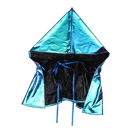 Ipetboom 1Stück Halloween Umhang Kostüm Cape Laserblau Für Cosplay Partys Schauriges Design Für Gruselige Für Halloween Outfits Karneval von Ipetboom