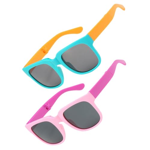 Ipetboom 2 Paare Für Mädchen Brillengurte Gläser Polarisiert Sonnenbrillen -sonnenbrillen-partybevorzugung Kleinkinder Strand Poolsonne Jungs Falten Uv Stk von Ipetboom