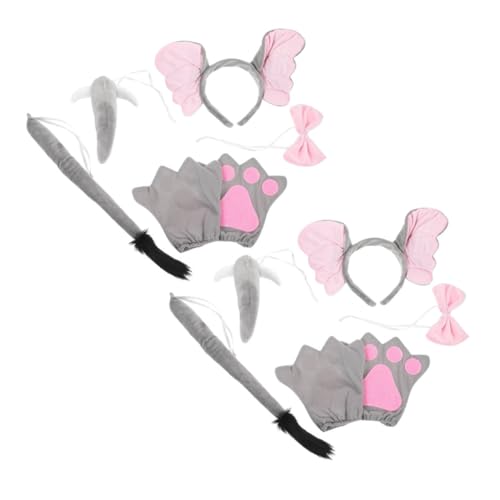 Ipetboom 2 Sätze Kostüm Set Teilig Plüsch Ohren Stirnband für Jungen Mädchen Fasching Karneval Party Rollenspiel Zubehör Niedlich Leicht zum Anziehen Ipetboom 2 Sätze Kostüm Set Teilig Plüsch Ohren Stirnband für Jungen Mädchen Fasching Karneval Party Rollenspiel Zubehör Niedlich Leicht zum Anziehen von Ipetboom