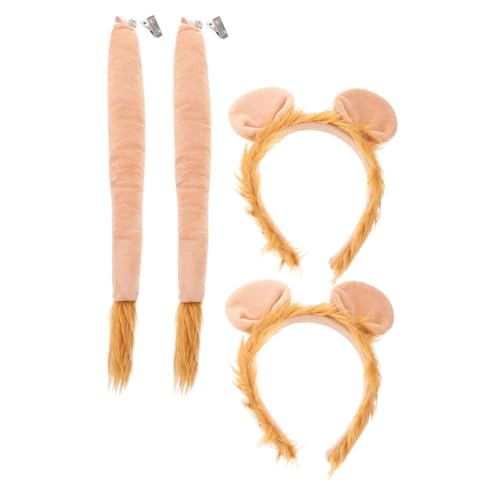 Ipetboom 2 Sätze Löwenkostüm für Teiliges mit Haarreif und Tierkostüm Zubehör für Karneval Mottoparty und Cosplay Aktivitäten aus Strapazierfähigem Material Junge Ipetboom 2 Sätze Löwenkostüm für Teiliges mit Haarreif und Tierkostüm Zubehör für Karneval Mottoparty und Cosplay Aktivitäten aus Strapazierfähigem Material Junge von Ipetboom