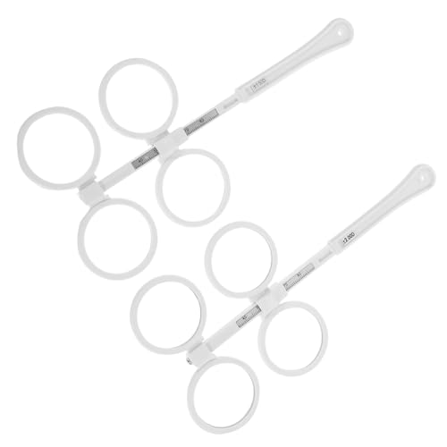 Ipetboom 2 Stck Verstellbare Optische Flip linse für Robustes Glasmaterial Praktisches Amblyopie trainingsgerät Einfach Anzupassen Vielseitig Einsetzbar für Sehtests und Optometrie von Ipetboom