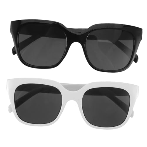 Ipetboom 2 Stück Braut Bräutigam Sonnenbrillen mit funkelnden Aufklebern Leichte Party-brillen für Junggesellinnenabschied Bridal Shower Hochzeit Fotorequisiten von Ipetboom