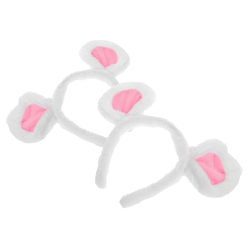 Ipetboom 2 Stück Cartoon-stirnband-kopfschmuck Fuzzy - -ohrstirnband Cartoon- -stirnband Mauskostüm Kleinkind Flaggentag-mäuseohren Mauskostüm Für Erwachsene Mausohrkopfb Weiß Plüsch Ipetboom 2 Stück Cartoon-stirnband-kopfschmuck Fuzzy - -ohrstirnband Cartoon- -stirnband Mauskostüm Kleinkind Flaggentag-mäuseohren Mauskostüm Für Erwachsene Mausohrkopfb Weiß Plüsch von Ipetboom