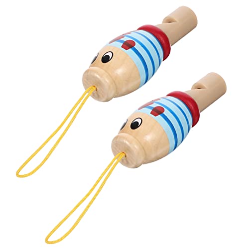 Ipetboom 2 Stück Holzspielzeug Für Kleinkinder Kleinkind Musikspielzeug Kinderpfeife Musikinstrumente Spielzeugpfeifen Babyinstrumente Kleinkind Musikinstrumente von Ipetboom