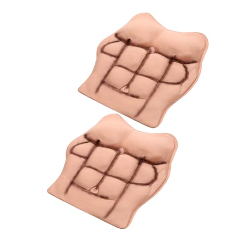 Ipetboom 2 Stück Realistische Teilig Muskel und Bauch Prop für Männer Leichter Cosplay Brustpanzer Einfach zu Tragen für Halloween Kostüm Party und Maskerade Ipetboom 2 Stück Realistische Teilig Muskel und Bauch Prop für Männer Leichter Cosplay Brustpanzer Einfach zu Tragen für Halloween Kostüm Party und Maskerade von Ipetboom