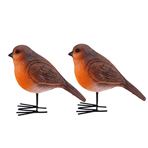 Ipetboom 2 Stücke Harz Vogel Modell Ornamente für Innendekoration Entzückende Tischdekoration im Landhausstil Lebensechte Vogelfiguren für Zuhause und Büro Ipetboom 2 Stücke Harz Vogel Modell Ornamente für Innendekoration Entzückende Tischdekoration im Landhausstil Lebensechte Vogelfiguren für Zuhause und Büro von Ipetboom