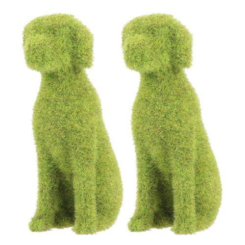 Ipetboom 2 Stück Simulierte Welpen Ornamente Künstliche Dekorationen Tier Terrasse Rasen Künstliche Hinterhof Dekoration Hundestatuen Für Garten Außendekoration Kleiner Hund Im von Ipetboom