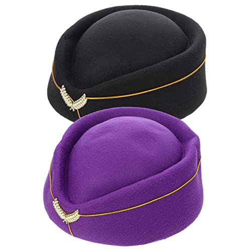 Ipetboom 2 Stück Stewardess Hut Party Bootsfahrer Missionshut Marine Rand Stroh UV Stewardess-Cosplay-Accessoire Flugbegleiter-Accessoires für Damen Flugbegleiterin Kostüm für Damen gefühlt Ipetboom 2 Stück Stewardess Hut Party Bootsfahrer Missionshut Marine Rand Stroh UV Stewardess-Cosplay-Accessoire Flugbegleiter-Accessoires für Damen Flugbegleiterin Kostüm für Damen gefühlt von Ipetboom