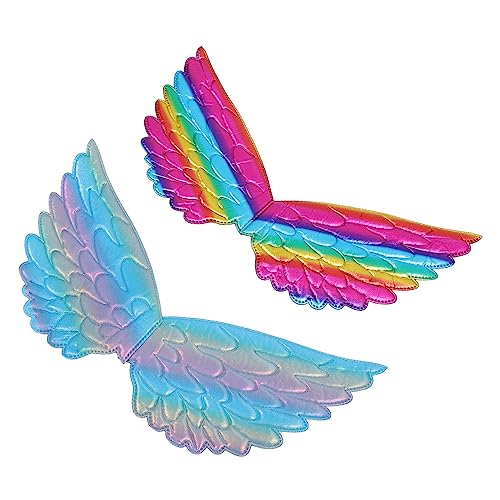 Ipetboom 2 Stück Teiliges Flügel Leichtes Cosplay Kostüm Zubehör Bunte Neonfarben mit Verstellbaren Trägern für Karneval Fasching Foto Requisiten und Party Dekoration Ipetboom 2 Stück Teiliges Flügel Leichtes Cosplay Kostüm Zubehör Bunte Neonfarben mit Verstellbaren Trägern für Karneval Fasching Foto Requisiten und Party Dekoration von Ipetboom