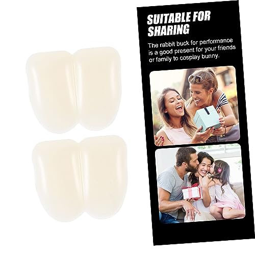 Ipetboom 2 Stück Teiliges Hasenzähne Kostümzubehör Dekorative Kaninchen Attrappe Bequemes Bunny Fake Teeth für Halloween Cosplay Partys Sicherer und Lustiger Hasenzahn Bulk Prop Ipetboom 2 Stück Teiliges Hasenzähne Kostümzubehör Dekorative Kaninchen Attrappe Bequemes Bunny Fake Teeth für Halloween Cosplay Partys Sicherer und Lustiger Hasenzahn Bulk Prop von Ipetboom