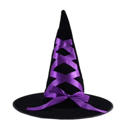 Ipetboom 2 Stück Teiliges Mädchen Hexen Kostüm mit Tutu Kleid für Halloween Party Schwarz Hut für Jahre von Ipetboom