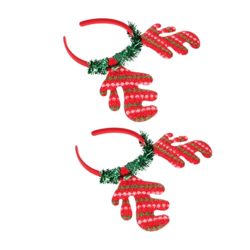 Ipetboom 2 Stück Weihnachtsstirnband Elchgeweih Stirnband Haarschmuck Rentiergeweih Stirnband Rentierkostüm Für Erwachsene Rentiergeweih Für Feiertagskappe Geweih Kostüm Rot Plastik Ipetboom 2 Stück Weihnachtsstirnband Elchgeweih Stirnband Haarschmuck Rentiergeweih Stirnband Rentierkostüm Für Erwachsene Rentiergeweih Für Feiertagskappe Geweih Kostüm Rot Plastik von Ipetboom