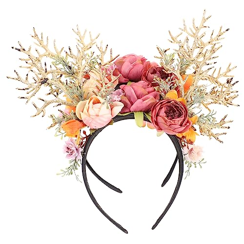 Ipetboom 2 Stück Weihnachtsstirnband Feenkostüm für Damen Halloween goldenes Blatt-Stirnband weihnachts haarreif weihnachtlicher haarreif Weihnachtshaar-Accessoire Weihnachts-Stirnband Ipetboom 2 Stück Weihnachtsstirnband Feenkostüm für Damen Halloween goldenes Blatt-Stirnband weihnachts haarreif weihnachtlicher haarreif Weihnachtshaar-Accessoire Weihnachts-Stirnband von Ipetboom