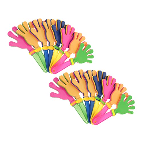 Ipetboom 20 Stück Teiliges Bunte Kunststoff Handklatschen Kinderklatscher für Karneval Party Geräuschemacher Farbenfrohe Handklatschen für Festdekoration Zufällige Farbe Zufällige Farbe Ipetboom 20 Stück Teiliges Bunte Kunststoff Handklatschen Kinderklatscher für Karneval Party Geräuschemacher Farbenfrohe Handklatschen für Festdekoration Zufällige Farbe Zufällige Farbe von Ipetboom