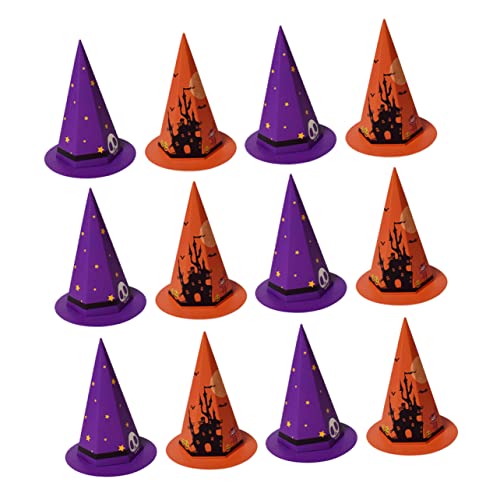 Ipetboom 20 Stück Teiliges Halloween Geschenkschachtel Cartoon Hut Design Bunte Süßigkeitenboxen für Partydeko Vielseitig Verwendbar für Kekse Festliche Halloween Feier von Ipetboom