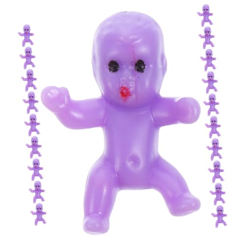 Ipetboom 20 Stück Teiliges Mini Plastikbabys Realistische Kleine Babypuppen aus Robustem Material Vielseitig als Babyparty Deko Ice Cube Spielzubehör und Shower Gastgeschenk für Junge von Ipetboom