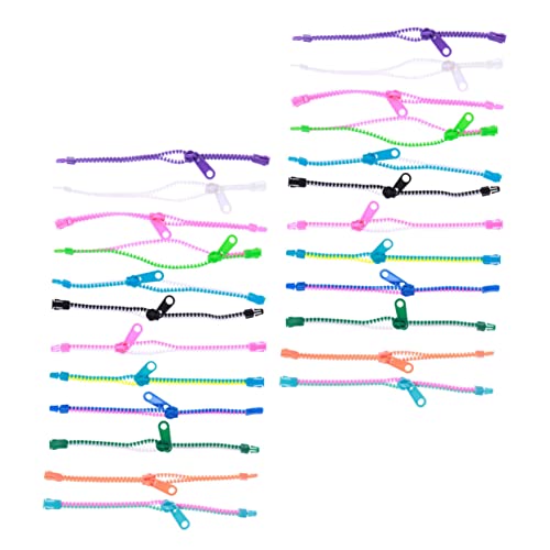 Ipetboom 20 Stück Zipper Armbänder für Reißverschlussarmbänder Kreatives Design für Partys Mitgebsel für Jungen Zufällige Farbe Ipetboom 20 Stück Zipper Armbänder für Reißverschlussarmbänder Kreatives Design für Partys Mitgebsel für Jungen Zufällige Farbe von Ipetboom