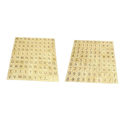 Ipetboom 200 Stück Teiliges Lernspielzeug Holzpuzzle mit Großbuchstaben und Zahlen Sichere Glatte Holzbuchstaben für Vorschule Frühpädagogisches Alphabet und Zahlenlernset Ipetboom 200 Stück Teiliges Lernspielzeug Holzpuzzle mit Großbuchstaben und Zahlen Sichere Glatte Holzbuchstaben für Vorschule Frühpädagogisches Alphabet und Zahlenlernset von Ipetboom
