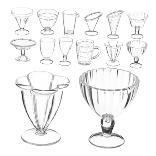 Ipetboom 24 Stück Miniatur Eisbecher Set Mini Tassen für Puppenhaus Deko Robuste Kunststoffbecher für DIY Projekte für Miniaturküche und Kreative Bastelideen Ipetboom 24 Stück Miniatur Eisbecher Set Mini Tassen für Puppenhaus Deko Robuste Kunststoffbecher für DIY Projekte für Miniaturküche und Kreative Bastelideen von Ipetboom